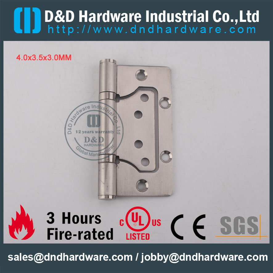 D & D الأجهزة - سوق أوروبا SS304 4x3.5x3 فلوش المفصلي DDSS026