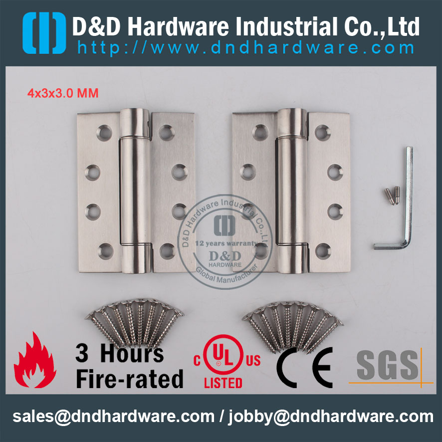 D & D الأجهزة بالجملة الصف بالجملة SS304 عمل واحد الربيع المفصلي DDSS033