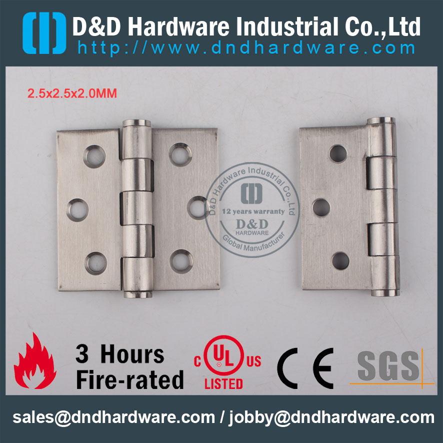 د & د أجهزة البناء الأجهزة المقاوم للصدأ المفصلي DDSS004