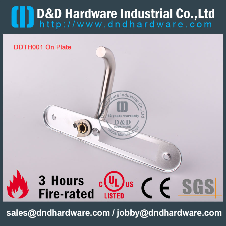 D & أمبير ؛ تصميم الأجهزة D-SS304 مقبض ذراع أنبوب مع لوحة DDTP003