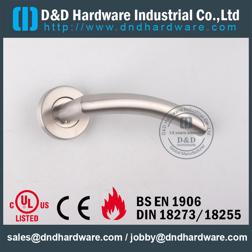 D & amp؛ D Hardware-SS304 مقبض الباب المجوف مع شهادة مقاومة الحريق DDTH008