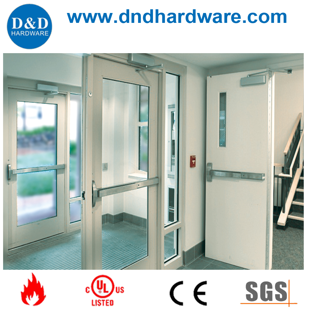 باب آلي مصبوب مزدوج العمل شديد التحمل مقاوم للحريق أقرب للأبواب المعدنية التجارية DDDC011