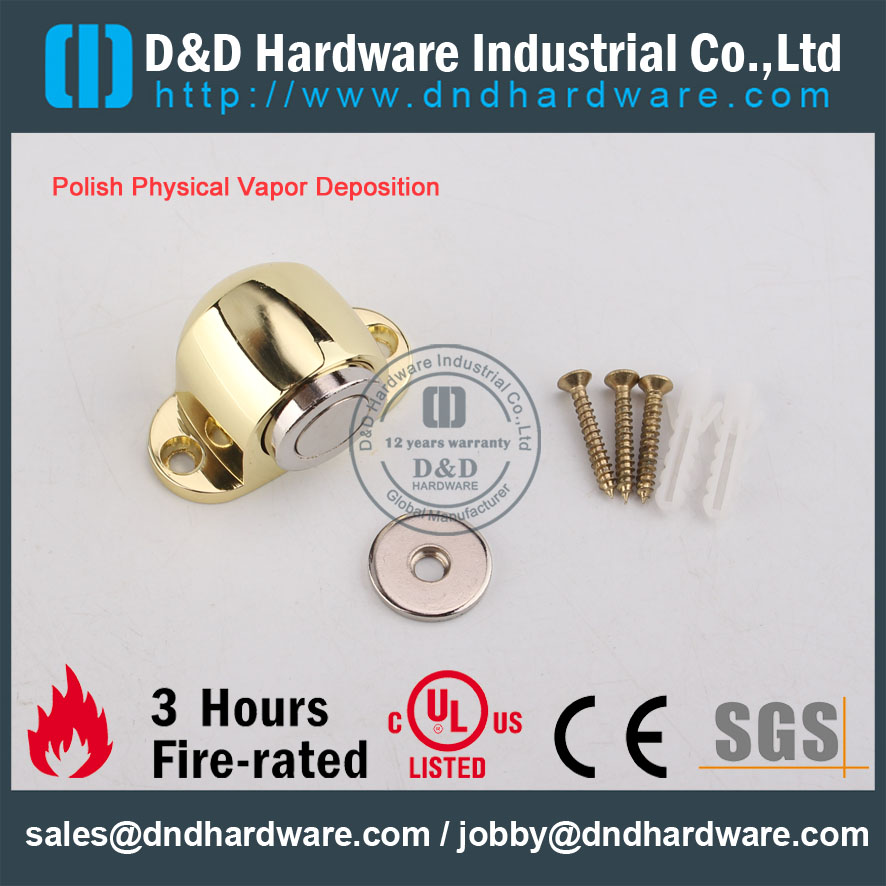 D & أمبير ؛ D الأجهزة- SS304 البولندية PVD المغناطيسي الباب سدادة DDDS031