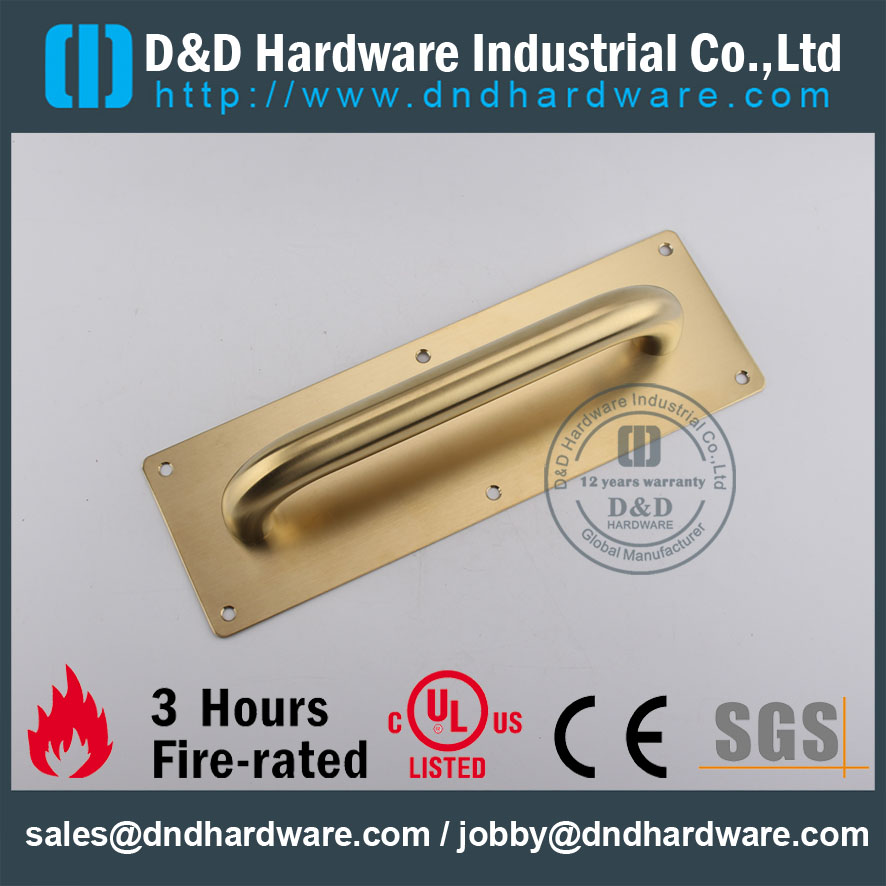 D & أمبير ؛ D الأجهزة- SS304 PVD باب سحب مقبض معدني DDPH023