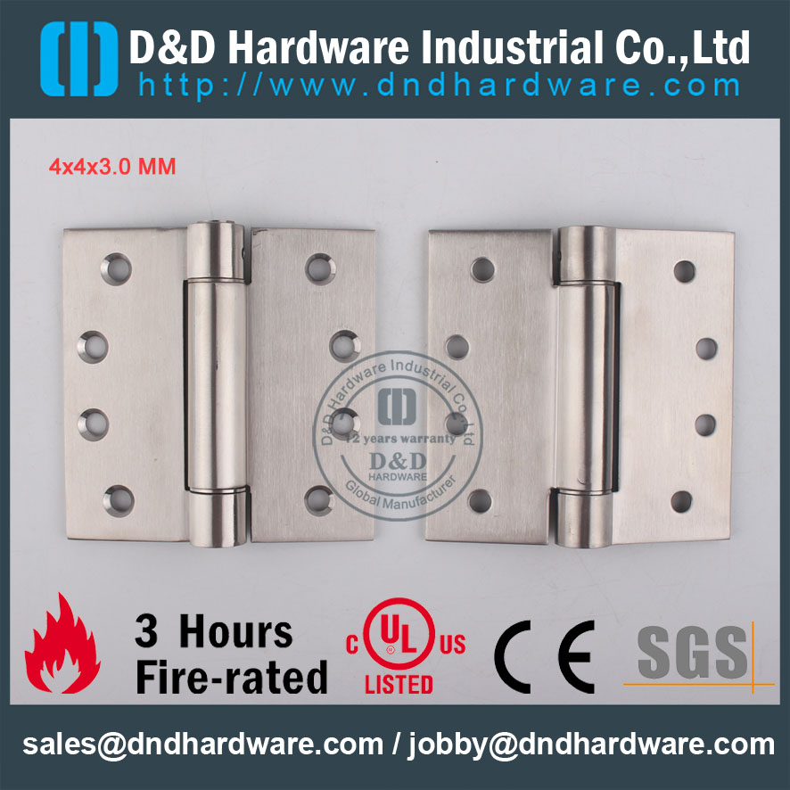 د & د اكسسوارات الأبواب الأجهزة SS304 Spring Hinge DDSS033