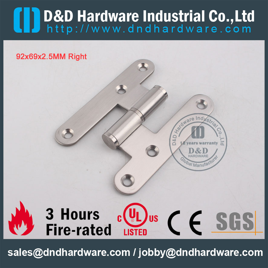 الاكسسوارات D & D أجهزة الأجهزة الفولاذ المقاوم للصدأ H Hinge DDSS019