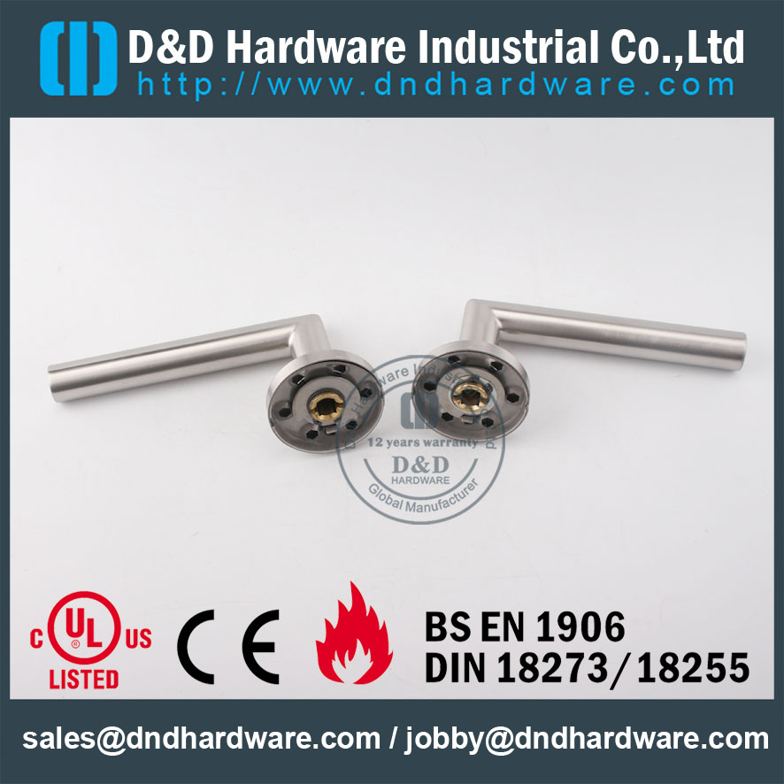 D & D الأجهزة النار مقصورة SS304 رافعة مقبض DDTH003