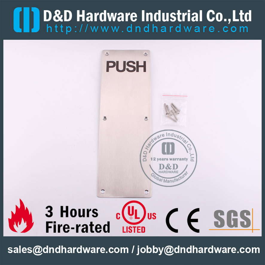 D & أمبير ؛ مد الأجهزة الأجهزة البناء 100x300mm PUSH لوحة DDSP005