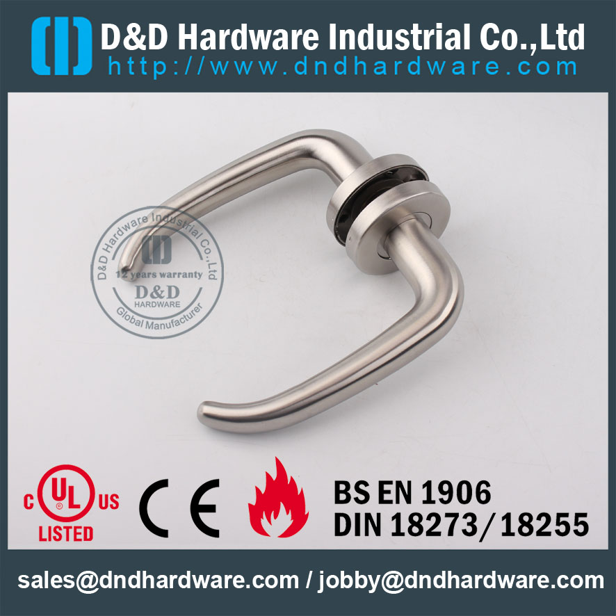 D & amp؛ D Hardware-CE حريق SS304 مقبض الباب الصلب DDSH004