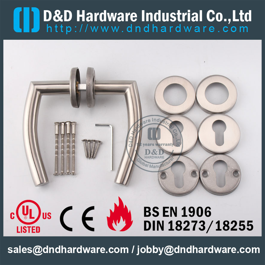 D & amp؛ D Hardware-UL Fire Door Door مقبض الباب DDTH011