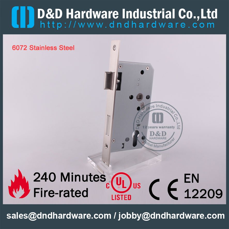 D & D الأجهزة المعمارية الحريق قفل Sash Lock Ddml009.jpg