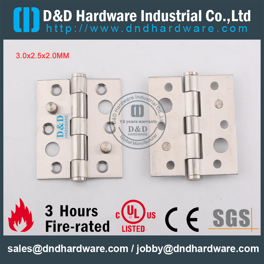 D & D الأجهزة المعمارية والأجهزة المعمارية SS304 Security Hinge DDSS014