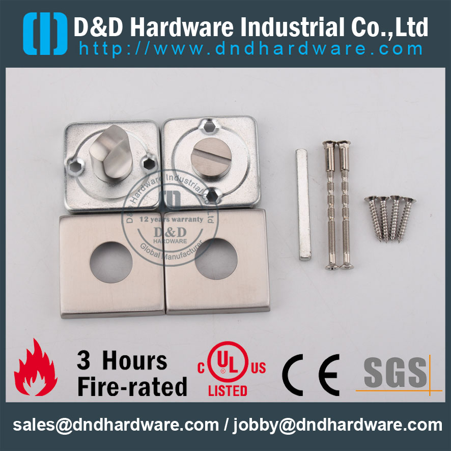 D & D Hardware-Square SS304 النار تصنيف الإبهام مع مؤشر DDIK004