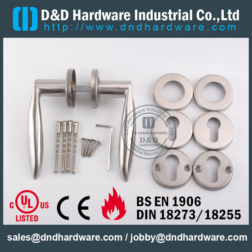 D & amp؛ D Hardware-Europe تركيب الباب مقبض ذراع صلب DDSH026