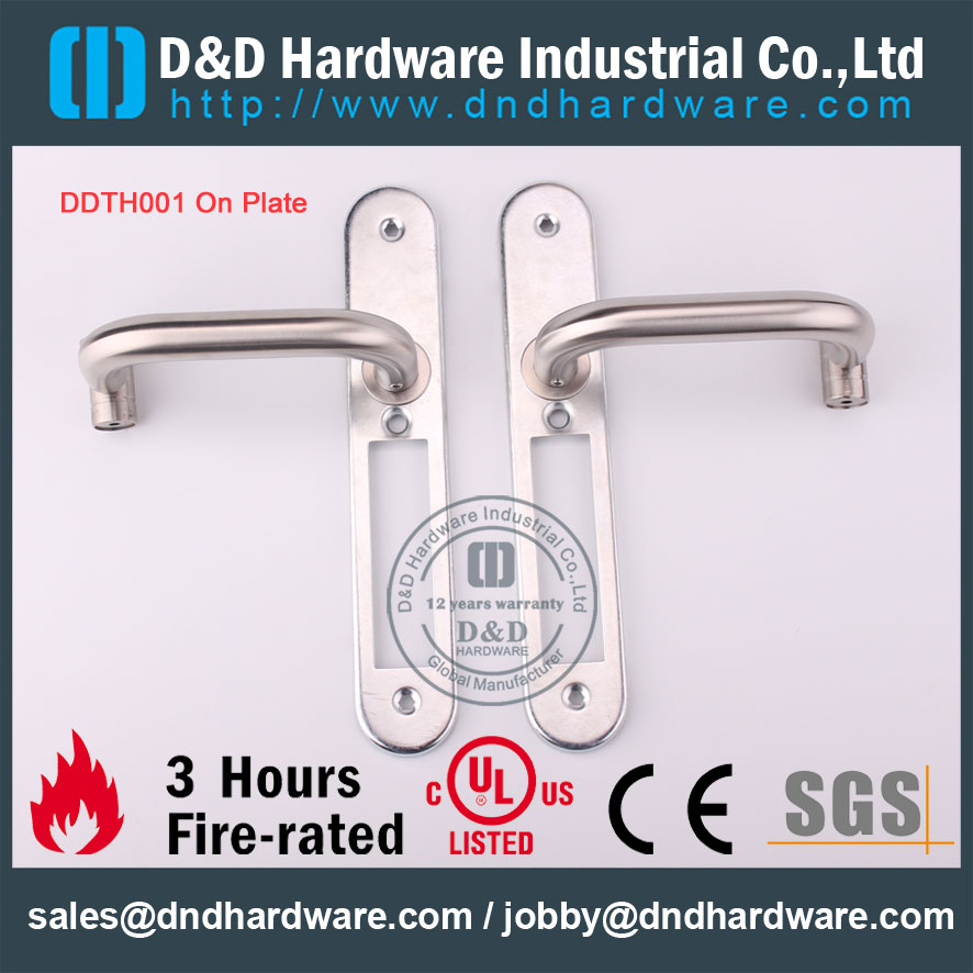 مقبض ذراع التعامل مع أنبوب D-amp؛ D Hardware-Europe مع لوحة DDTP003