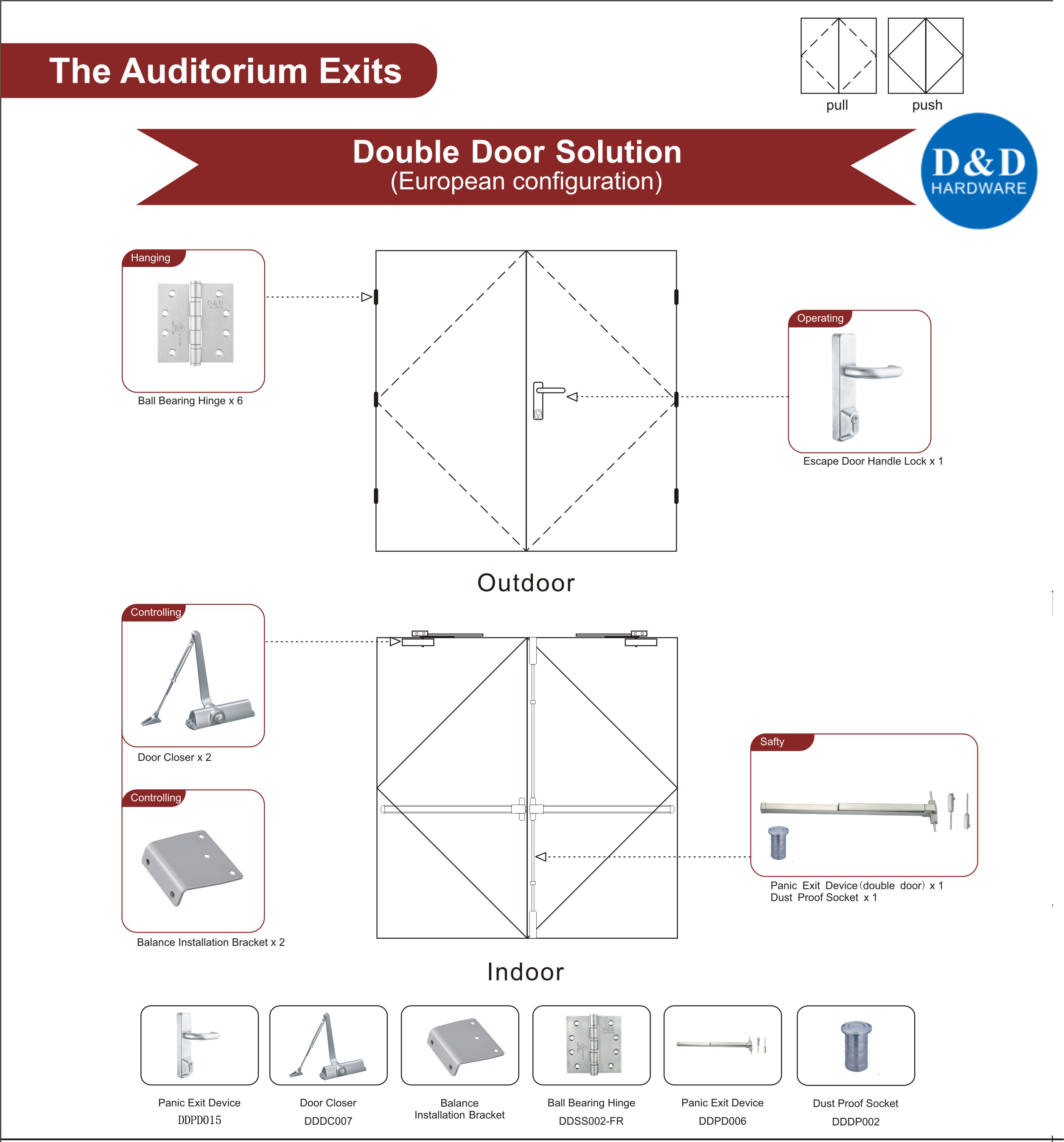 The Auditorium Exits-D & amp؛ D Hardware
