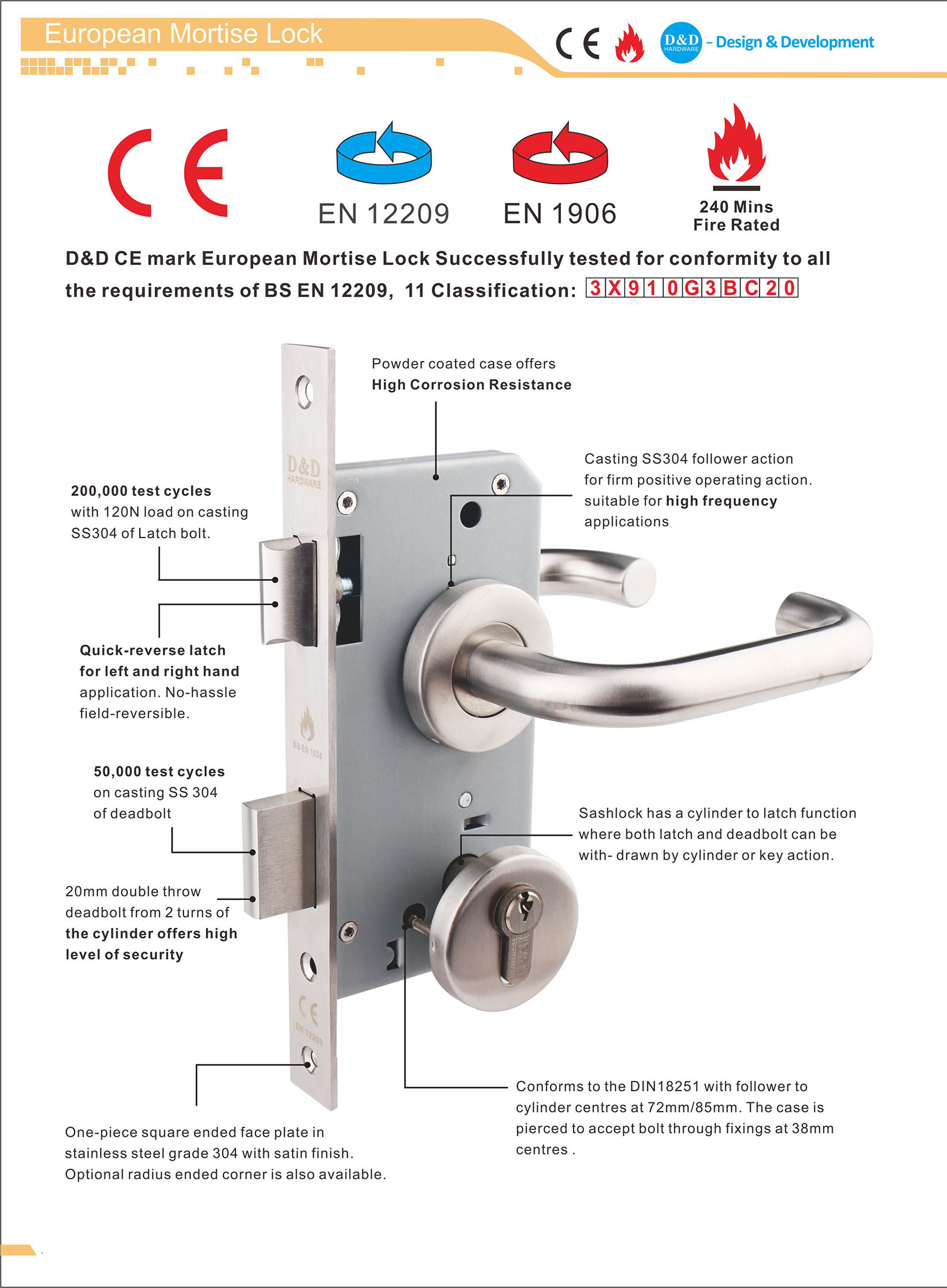 CE SS304 قفل الفصل الدراسي -DDML015
