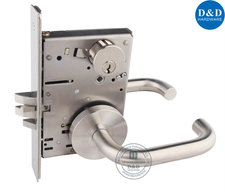 الفولاذ المقاوم للصدأ 304 ANSI Classroom Gurtise Lock-D & D الأجهزة