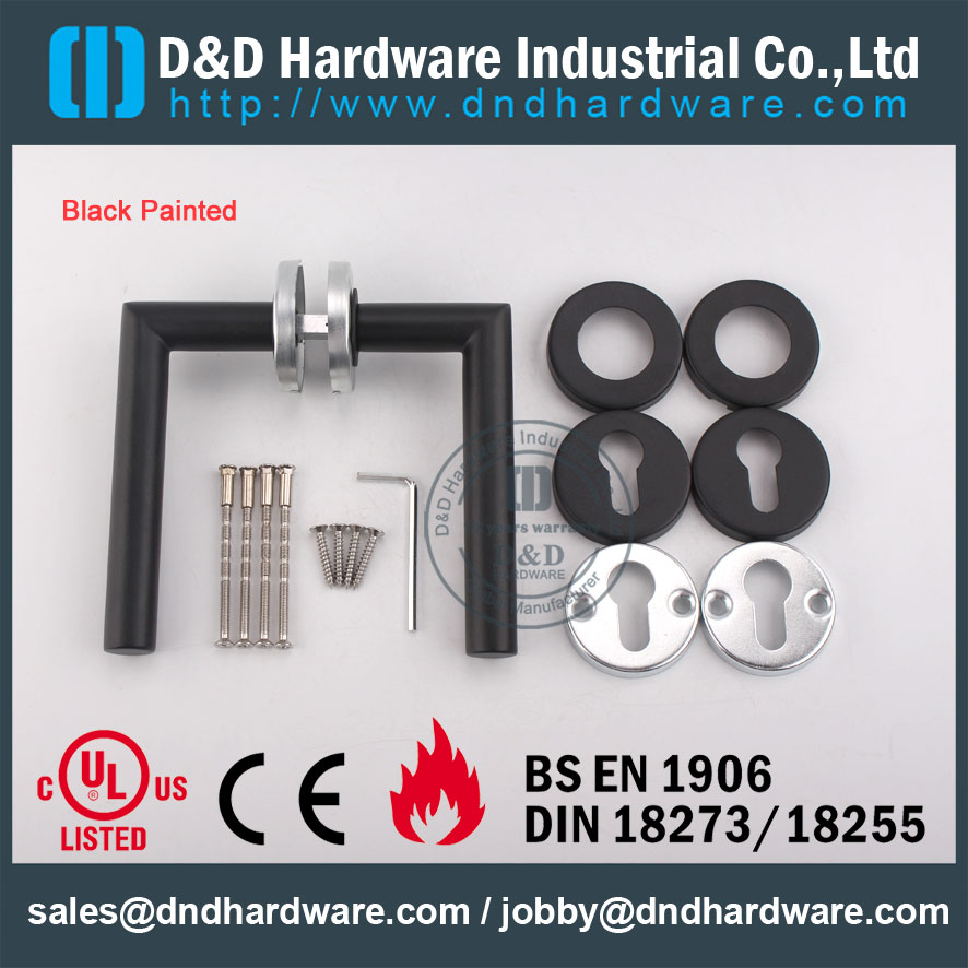 D & D الأجهزة النار المقصورة SS304 مقبض الباب DDTH003