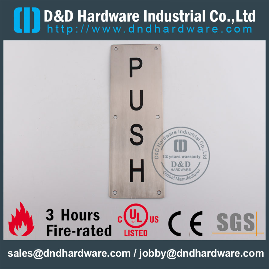 D & أمبير ؛ D الأجهزة الداخلية الحديثة نوع مربع PUSH لوحة DDSP004