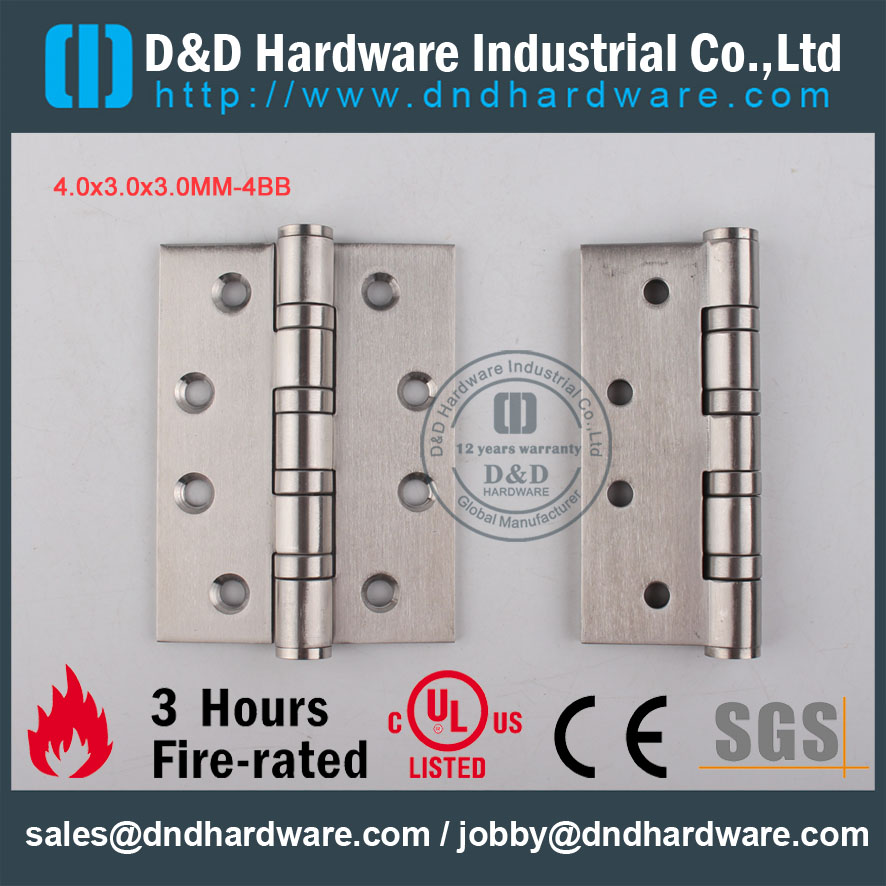 D & D الأجهزة الباب الجليد 4 الكرة تحمل الباب المفصلي DDSS002