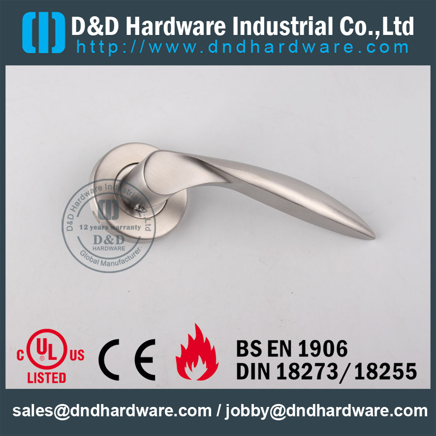 D & amp؛ D Hardware-SS304 مقبض الباب الصلب ذو الذراع المصبوب DDSH026