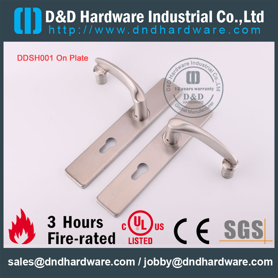 D & أمبير ؛ D الأجهزة-شهادة CE مقبض ذراع مصنفة Fireproof على لوحة DDTP004