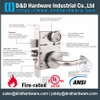 الفولاذ المقاوم للصدأ 304 UL ANSI درجة 1 مقاومة للحريق باب الدخول نقر قفل DDAL04 F04
