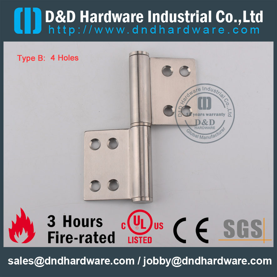D & D الأجهزة البيع بالجملة الصف SS304 Flag Hinge-D & D الأجهزة