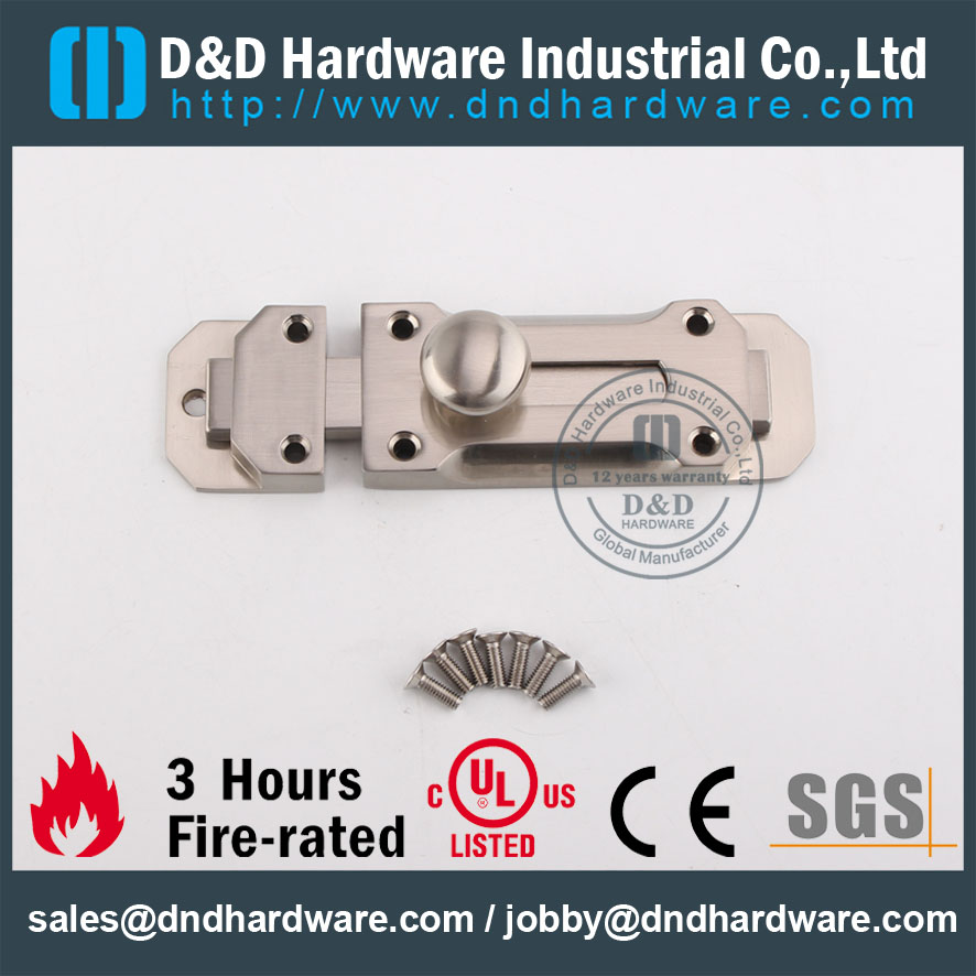 D & أمبير ؛ D الأجهزة المعدنية الباب ديكور باب التصميم الترباس DDDB025
