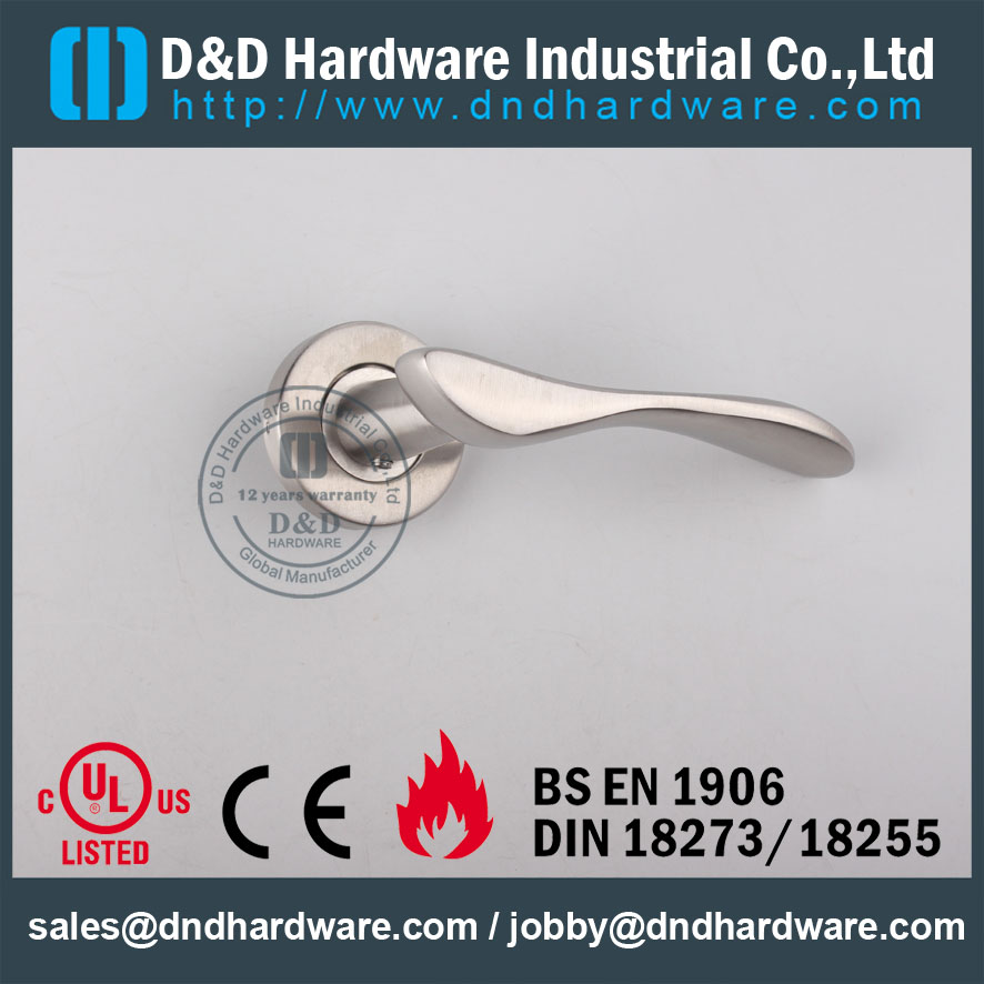 D & amp؛ D Hardware-EN1906 Fire Door الصلب مقبض الباب DDSH014