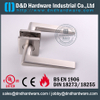 SUS304 Designer Lever Handle على الورد للأبواب المعدنية المجوفة مع PVD-DDSH044