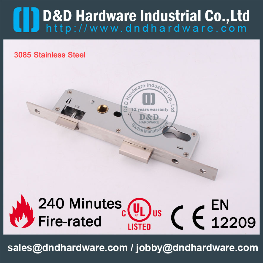 د & د أجهزة الحديثة الداخلية 3085 الفولاذ المقاوم للصدأ نقر قفل DDML021