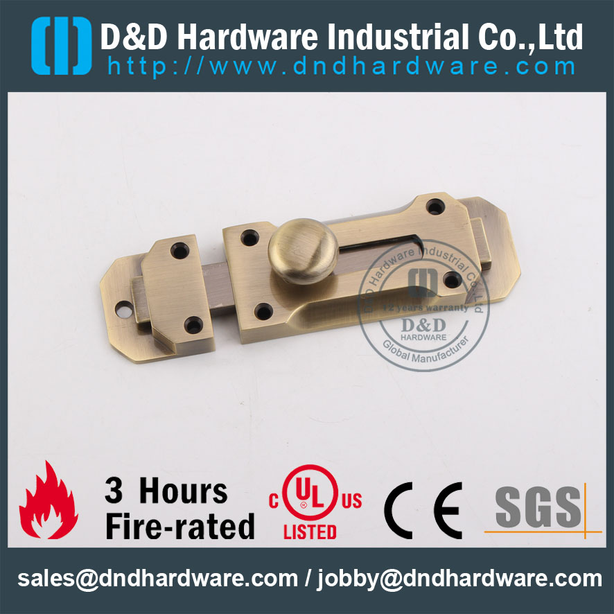 D & أمبير ؛ D الأجهزة المعماري الأجهزة سبائك الزنك الباب الترباس DDDB025