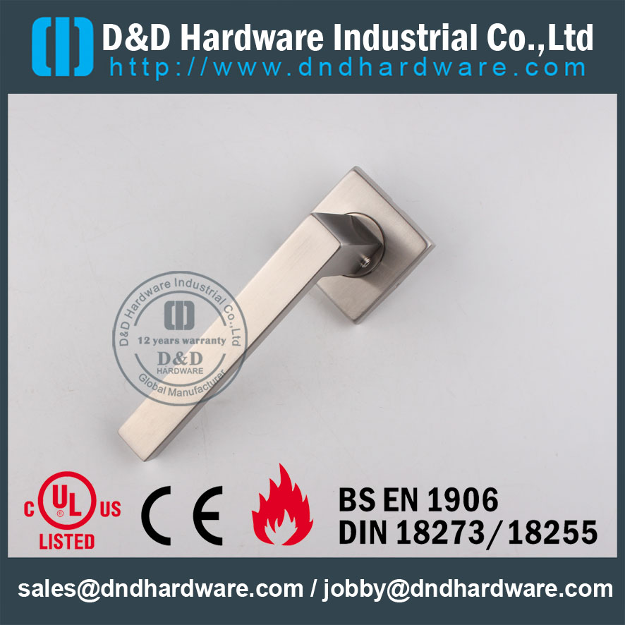 D & amp؛ D Hardware-Construction SS304 Square Lever مقبض DDTH020