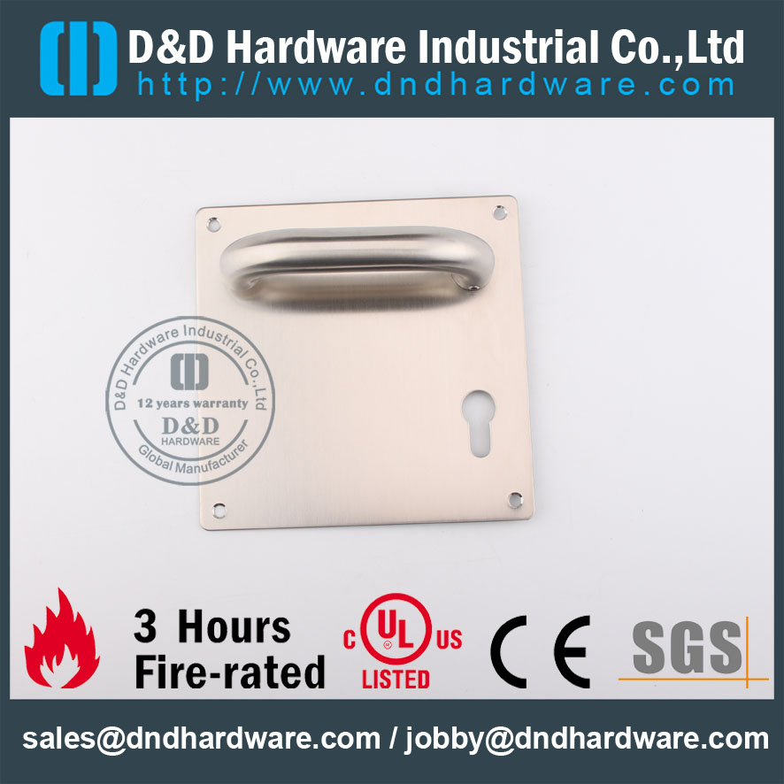 D & أمبير ؛ D الأجهزة-الباب Ironmongery مقبض SS304 رافعة مع لوحة DDTP001