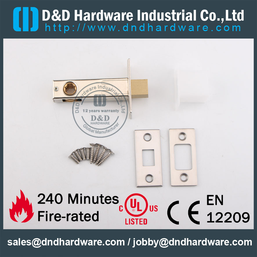 D & D الأجهزة تصميم الزخرفية الفولاذ المقاوم للصدأ WC-Deadbolt DDML033
