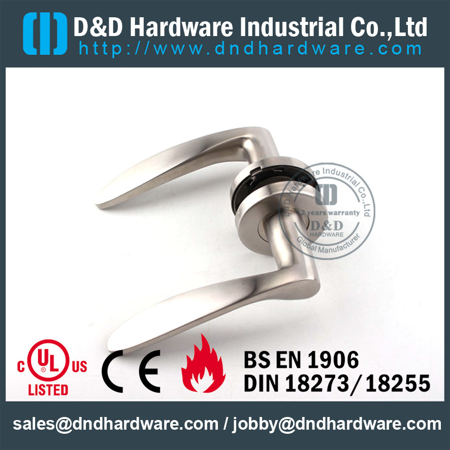 الفولاذ المقاوم للصدأ 316 مقبض رافعة الصلبة للأبواب الداخلية –DDSH001