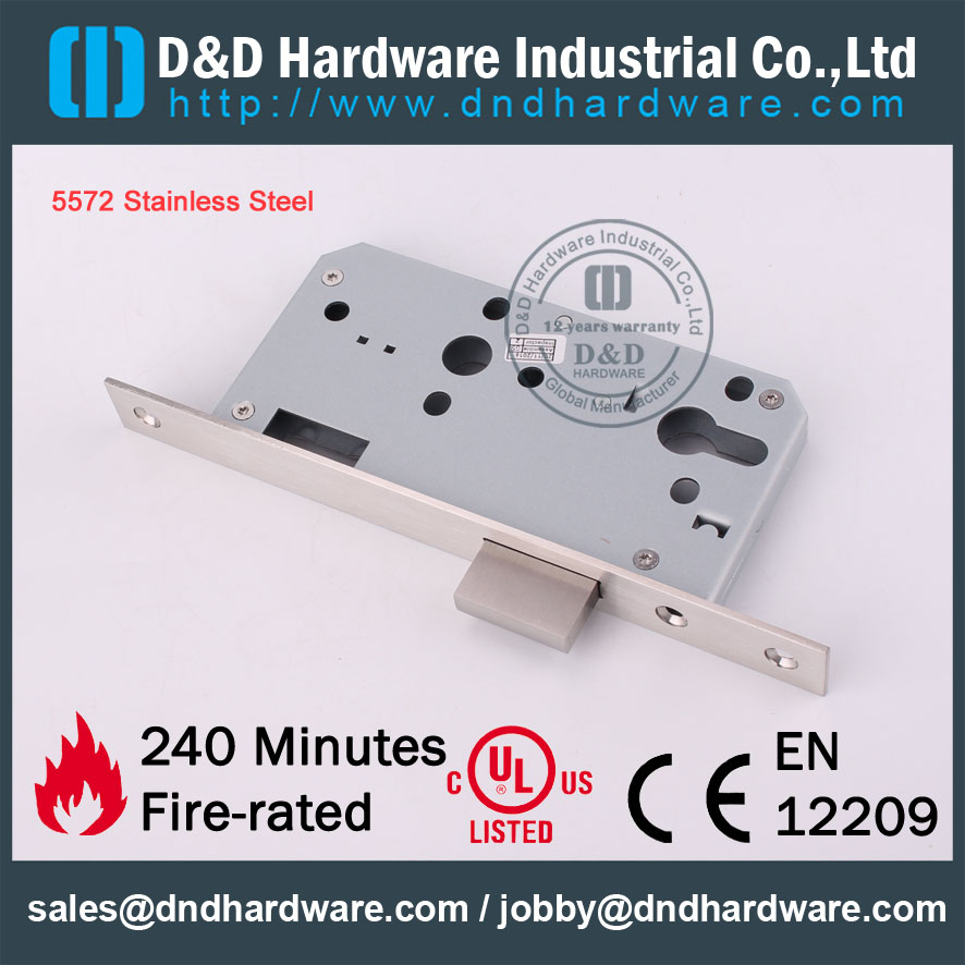 D & D الأجهزة الفولاذ المقاوم للصدأ 304 أجزاء الباب deadbolt قفل ddml013