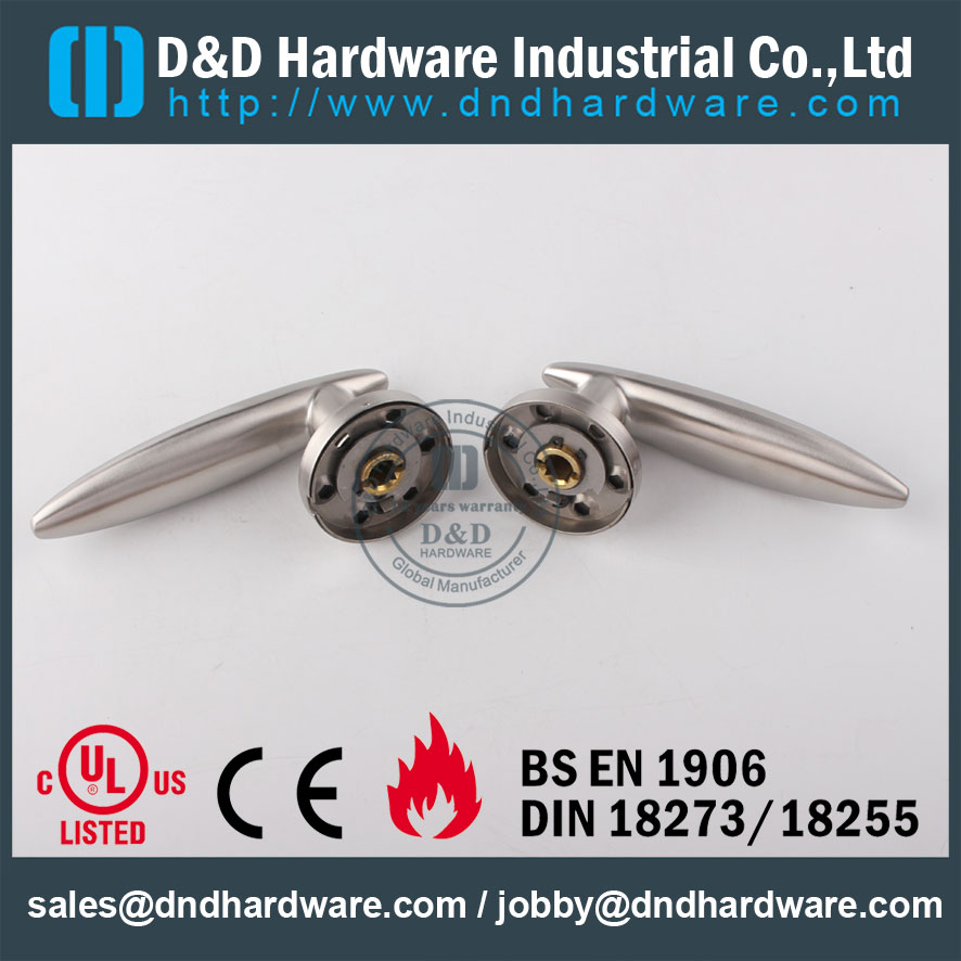D & amp؛ D Hardware-UL Standard SS304 مقبض الباب الصلب DDSH020