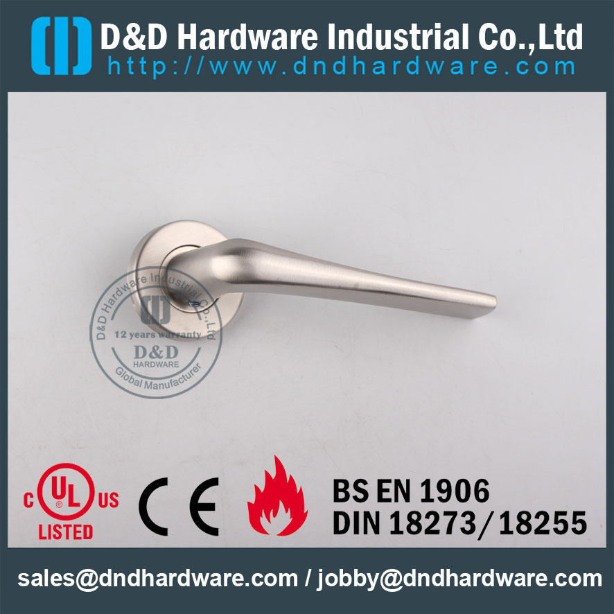 D & amp؛ D Hardware-EN1906 Fire Door الصلب مقبض الباب DDSH022