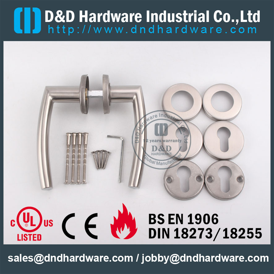 D & amp؛ D Hardware-SS304 مقبض جوفاء باب خشبي DDTH025
