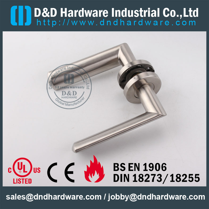 D & amp؛ D Hardware-Europe الداخلية الفولاذ المقاوم للصدأ مقبض الباب قفل DDSH011
