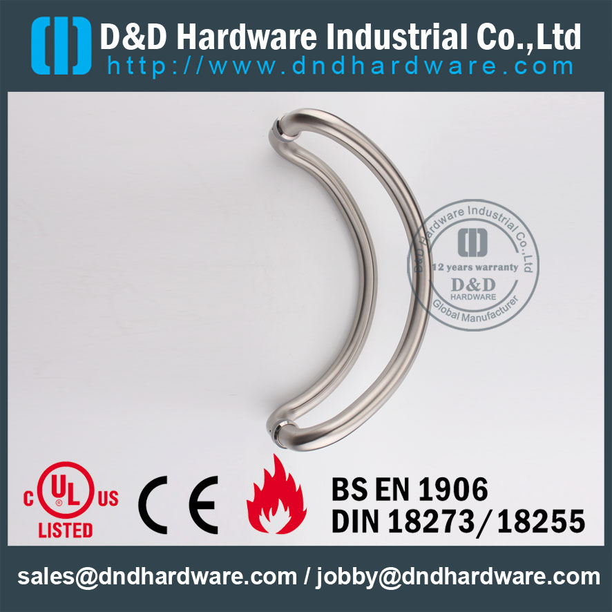 D & أمبير ؛ D الأجهزة-أوروبا الصف 304 زجاج الباب سحب مقبض DDPH006