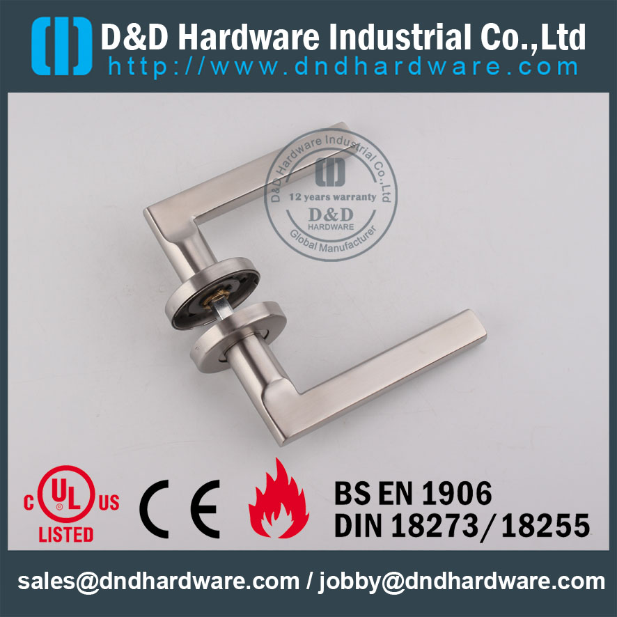 D & amp؛ D Hardware - Fire تصنيف SS304 مقبض صلب DDSH023