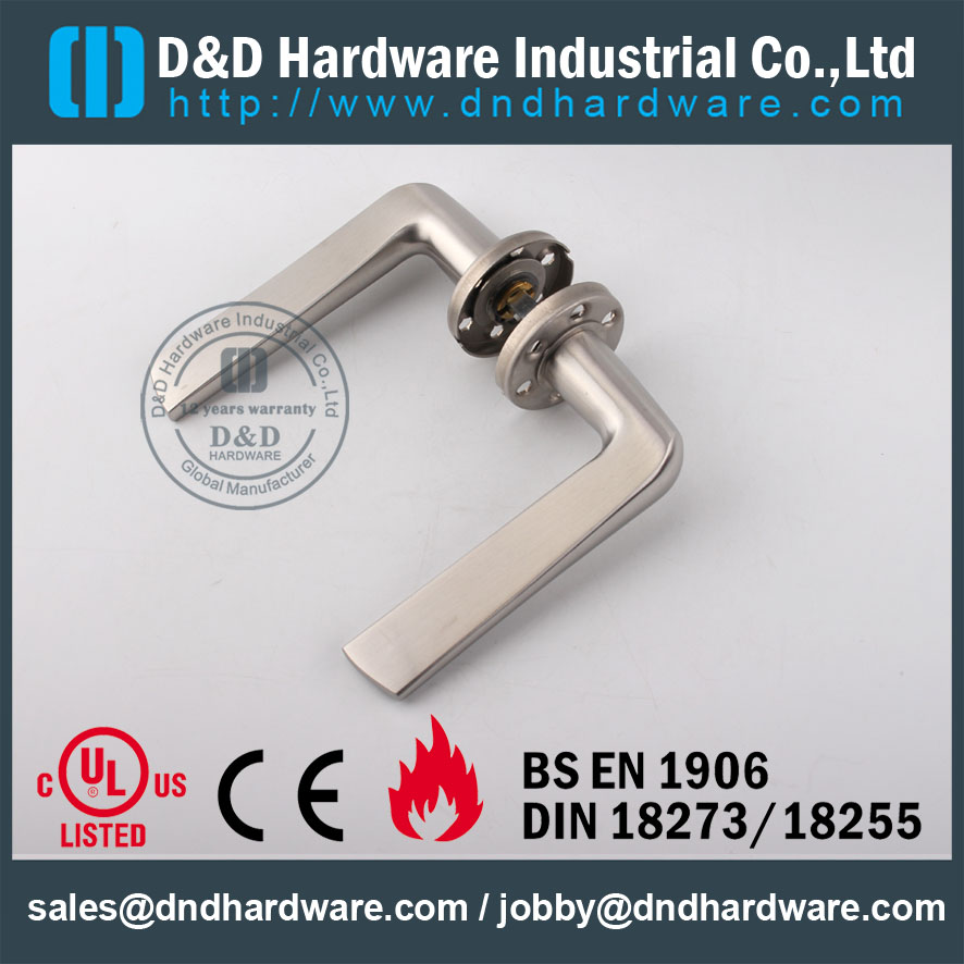 الفولاذ المقاوم للصدأ 304 مصمم الداخلية مقبض ذراع الصلبة للأبواب المعدنية جوفاء -DDSH022