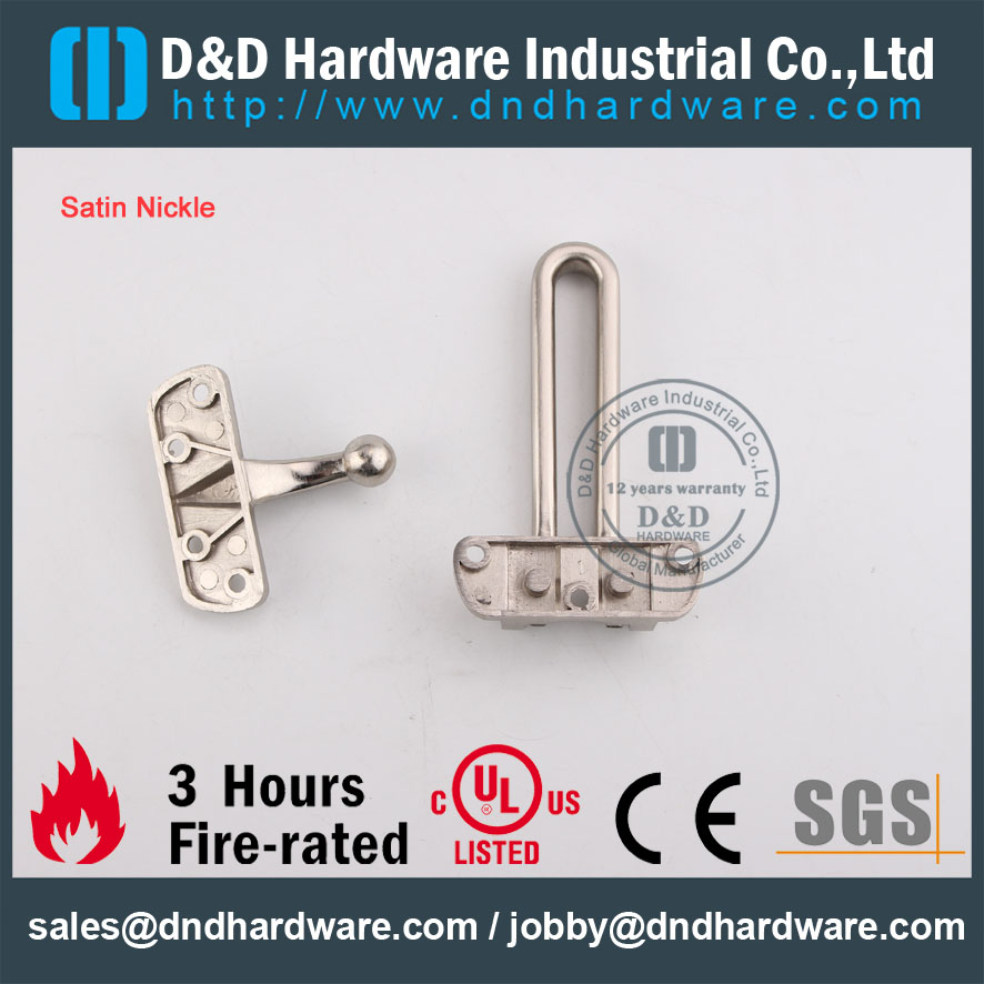 D & أمبير ؛ D الأجهزة- الباب Ironmongery سبائك الزنك باب الحرس DDDG001