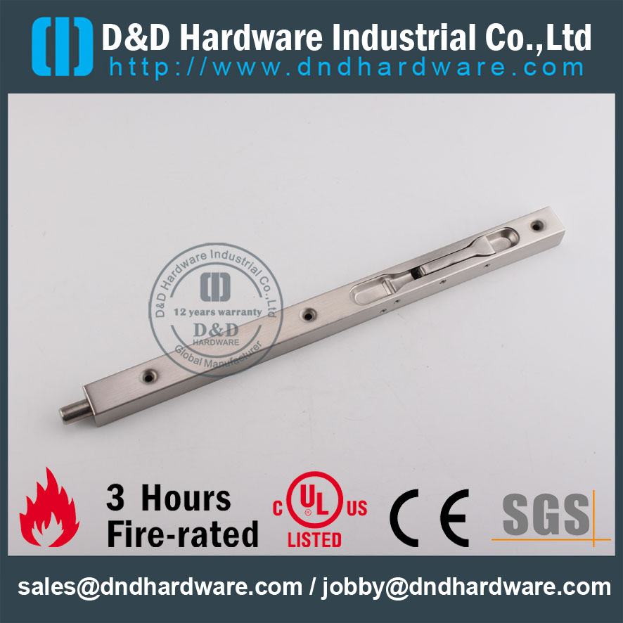 D & أمبير ؛ D الأجهزة- الباب Ironmongery الفولاذ المقاوم للصدأ الباب الترباس DDDB008