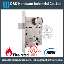 SS304 درجة 1 ANSI / BHMA قفل القفل - DDAL18 F18