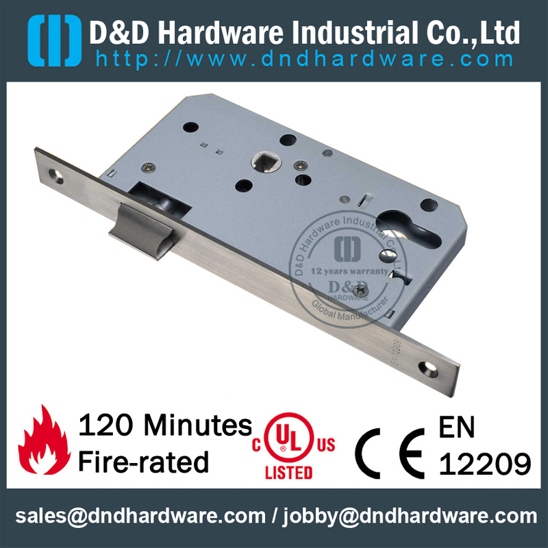 الفولاذ المقاوم للصدأ مزلاج قفل الترباس مع CE باب خشبي -DDML5572LB